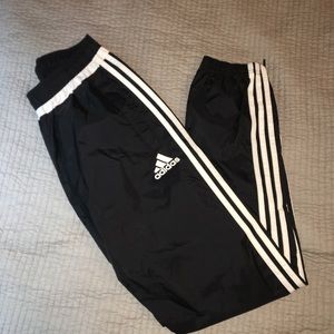 Adidas Black and White Rain Pant